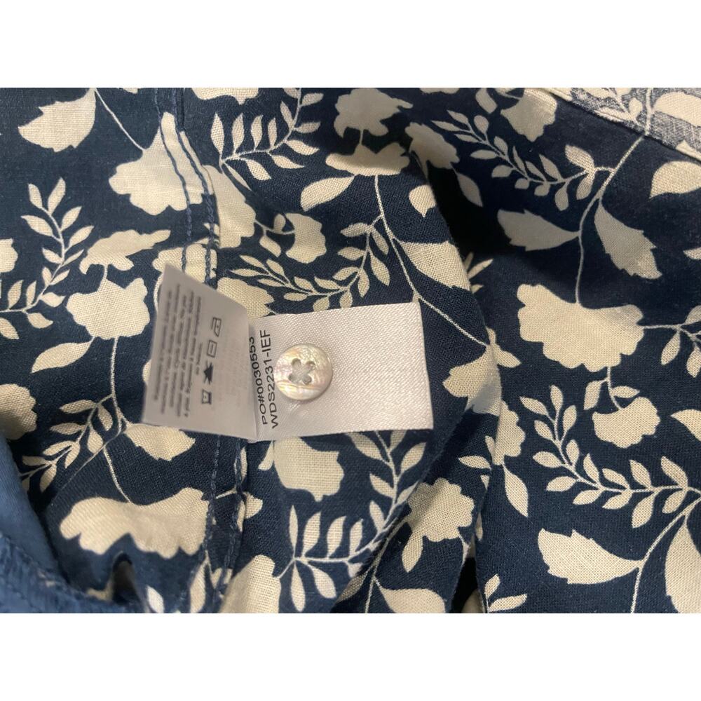 NWOT: Faherty Gemina Dress in Indigo Echo Floral - Picture 7 of 8